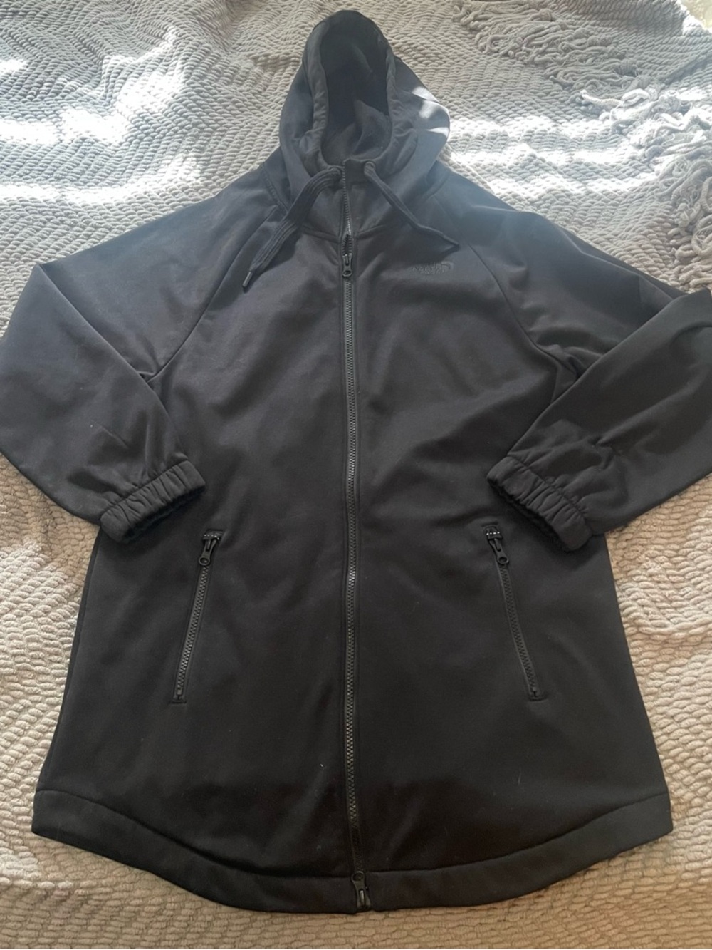 The North Face Black Full-Zip Hooded Women's Jacket